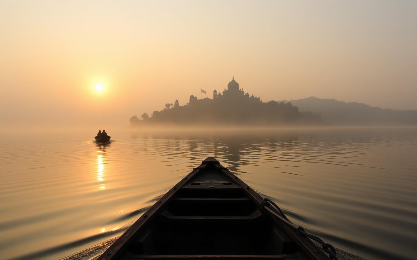 Garuda Amet Haveli Boat Ride on Lake Pichola