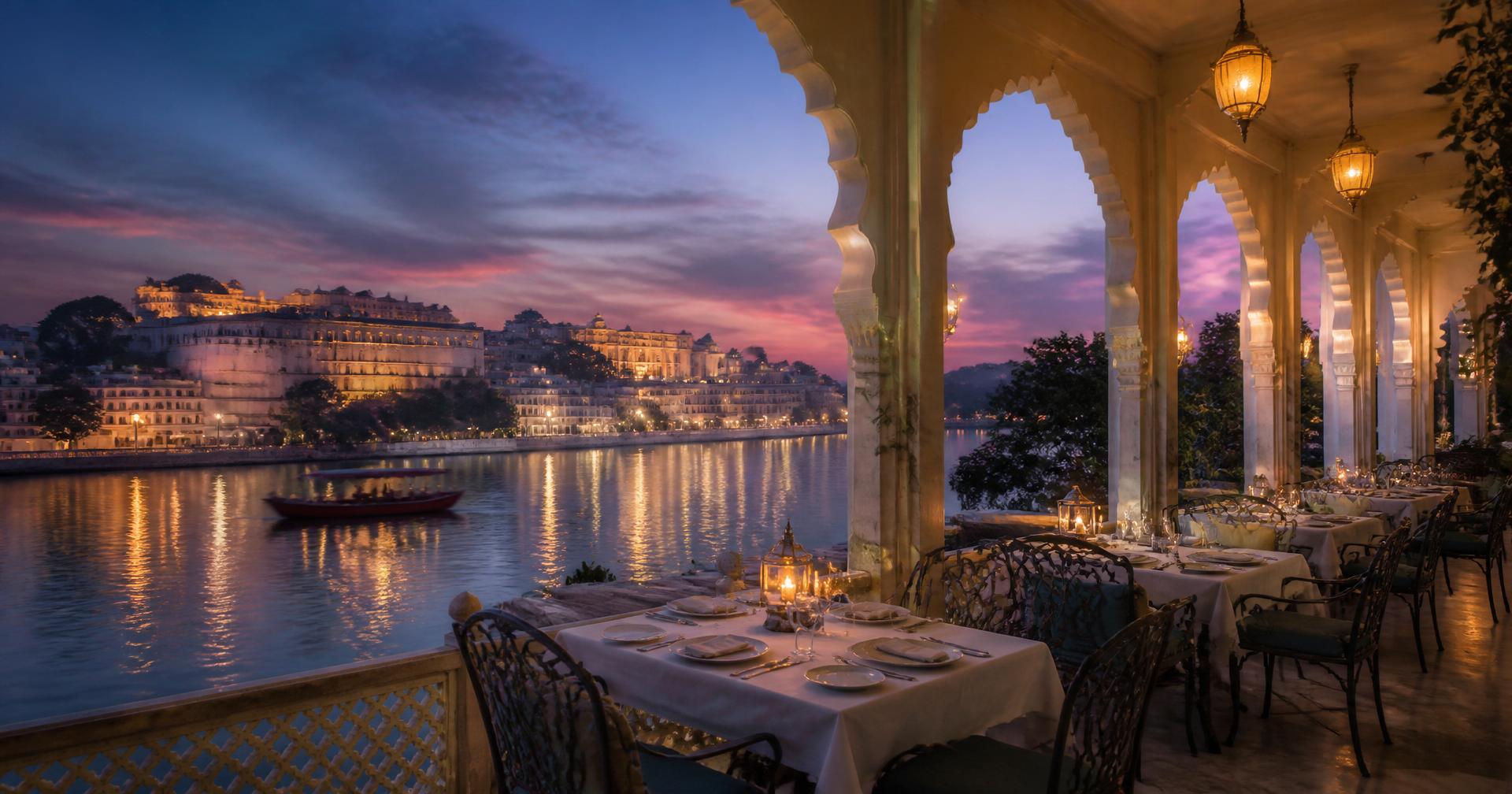 Ambrai Lake Pichola Daytime View